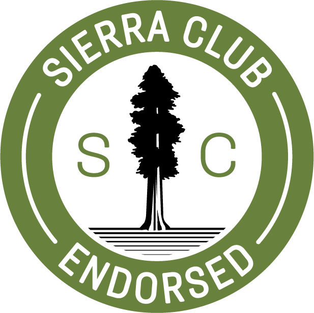 Matt Kern is officially endorsed as a candidate by the Sierra Club.